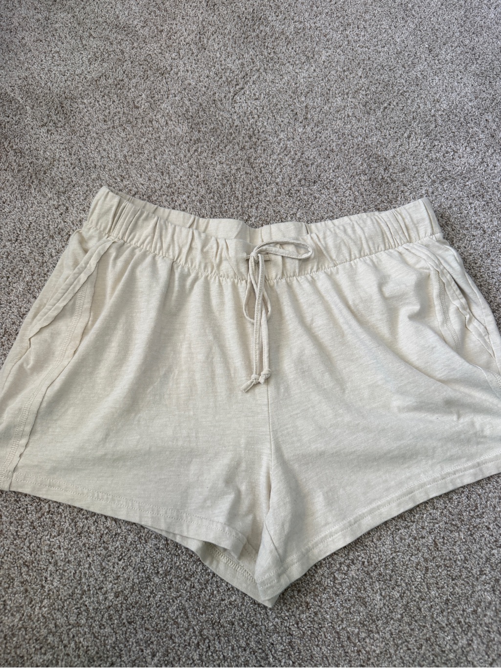 Colsie Pale Yellow Lounge Shorts